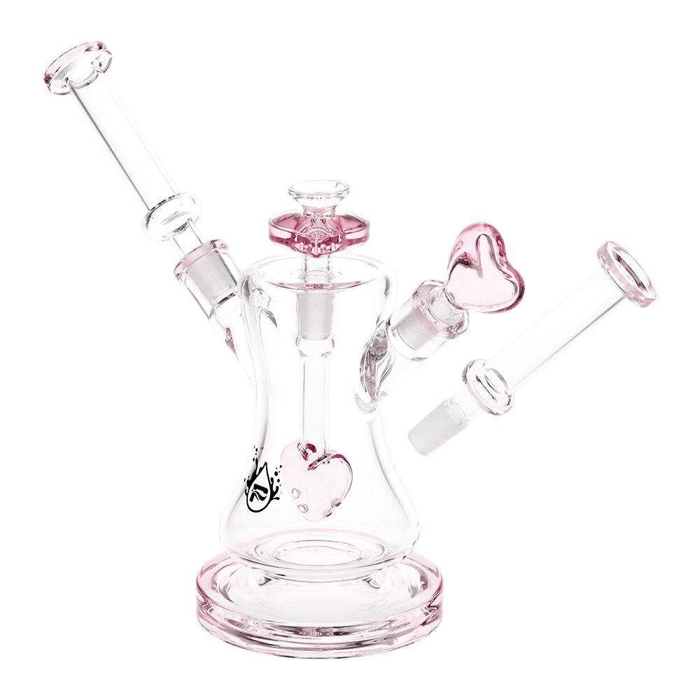 Pulsar ~ Date Night: Part 2 Dual Neck Glass Water Pipe | 8.5" | 14mm F