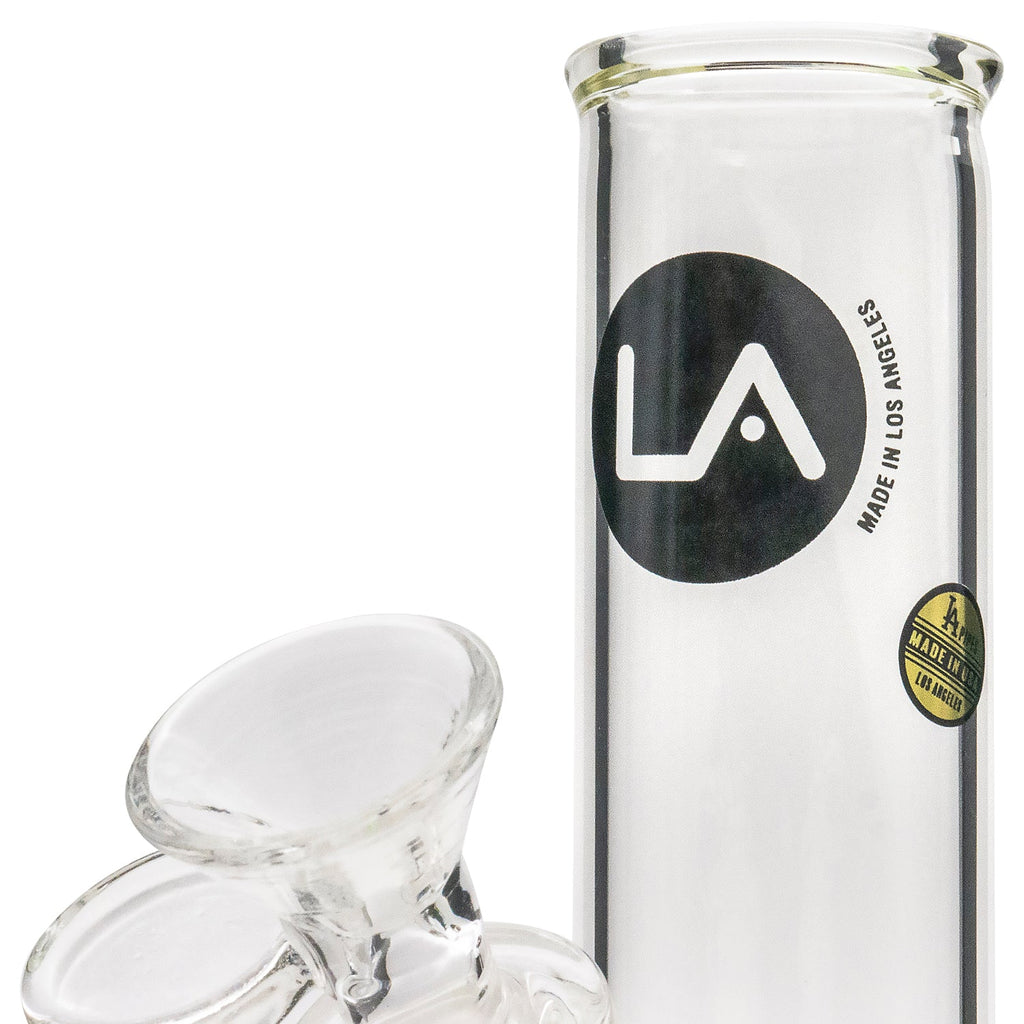 LA Pipes - "No BS" 8 Inch Straight Bong