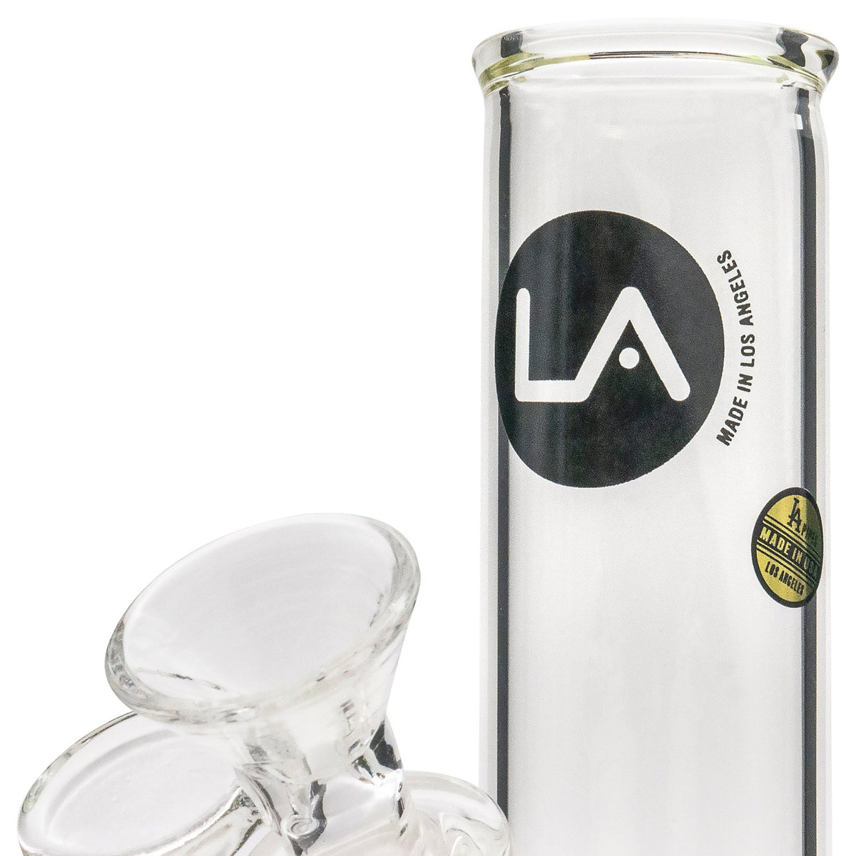 LA Pipes - "No BS" 8 Inch Straight Bong