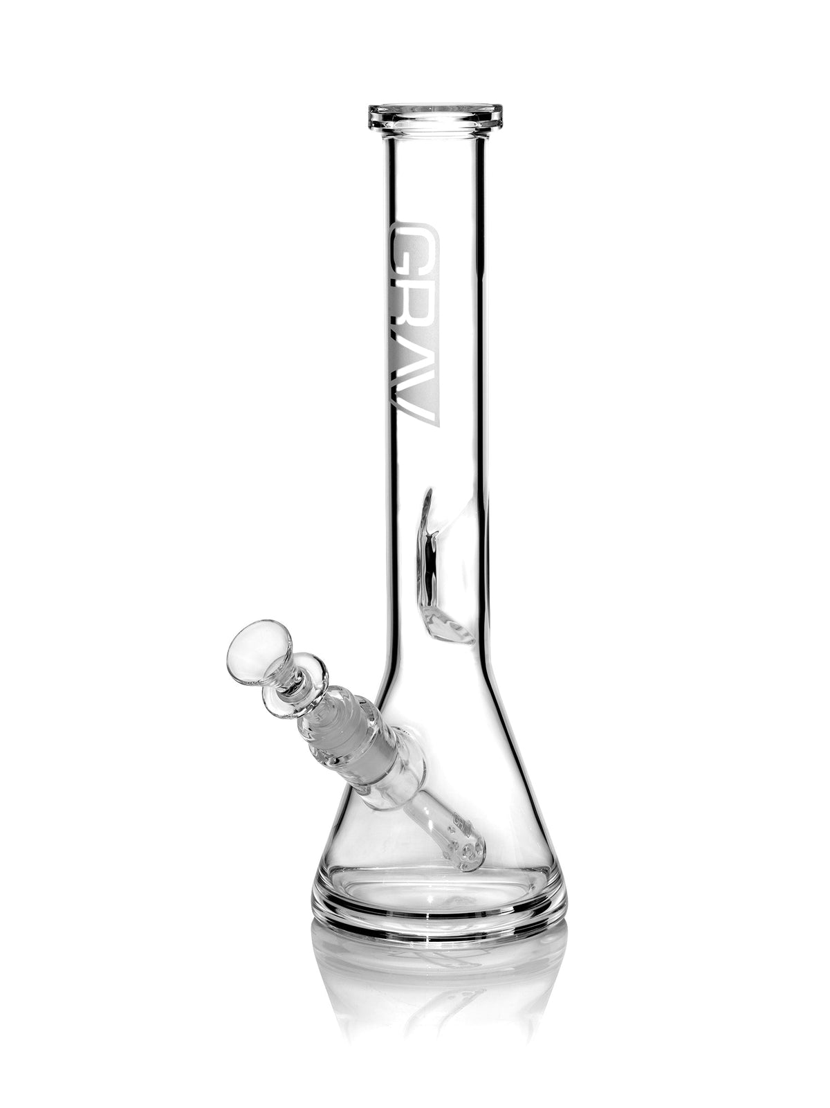 GRAV® > Medium, Clear Beaker Base Water Pipe