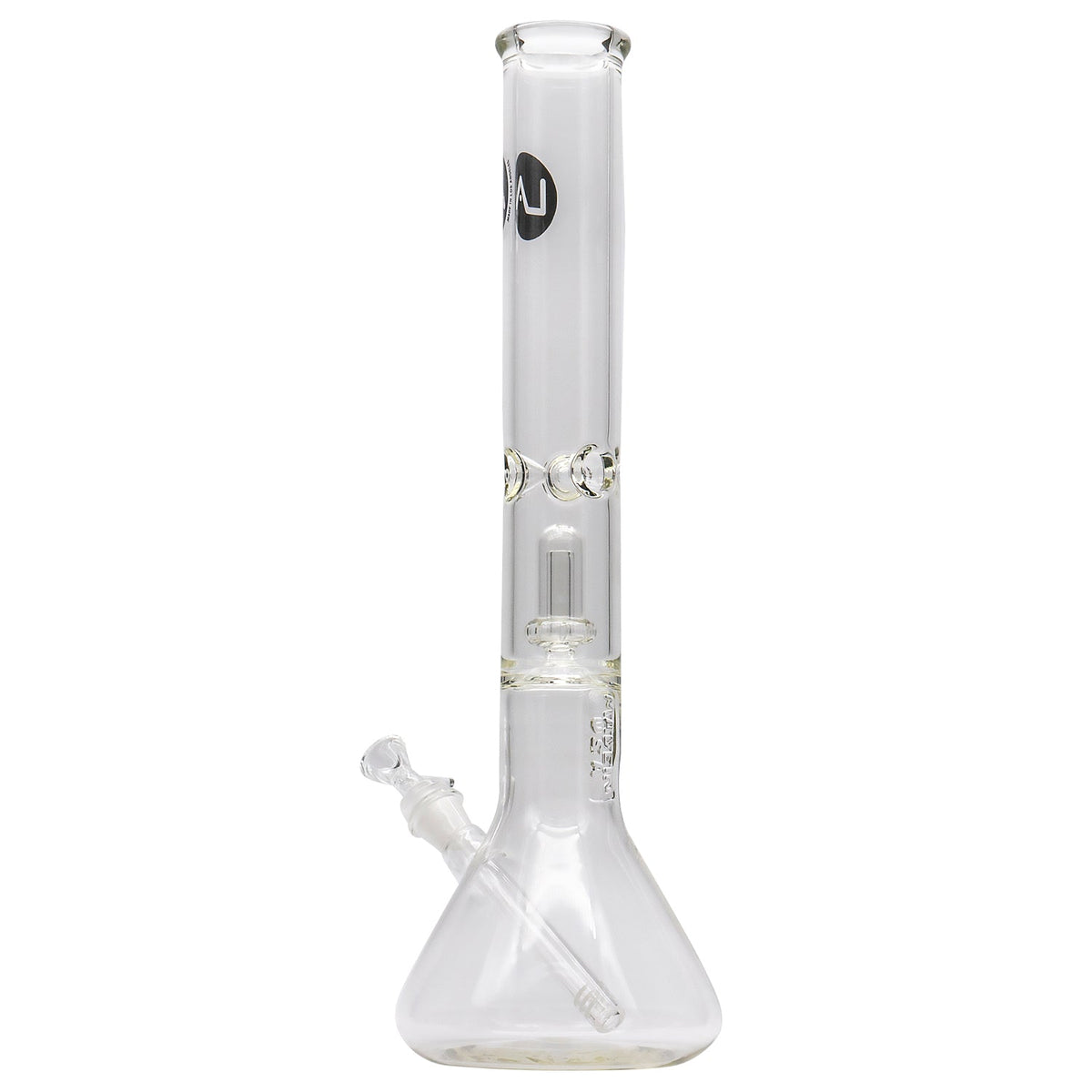 LA Pipes - Thick Glass Beaker Showerhead Perc Bong