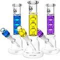 Pulsar ~ Frost Bubbles Glycerin Water Pipe -9.75"/14mm F/Clrs Vary