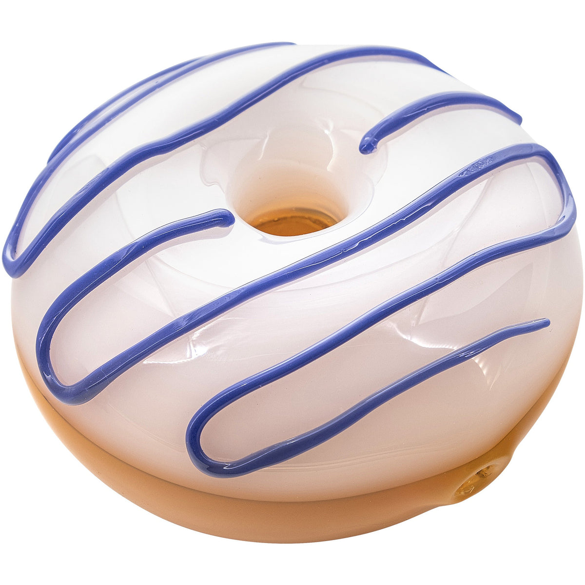 LA Pipes - "Frosted Donut" Glass Pipe