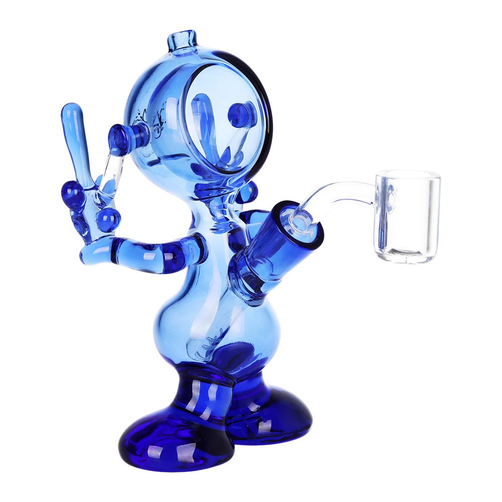 Pulsar ~ F YOU Spaceman Glass Dab Rig - 6" / 14mm F