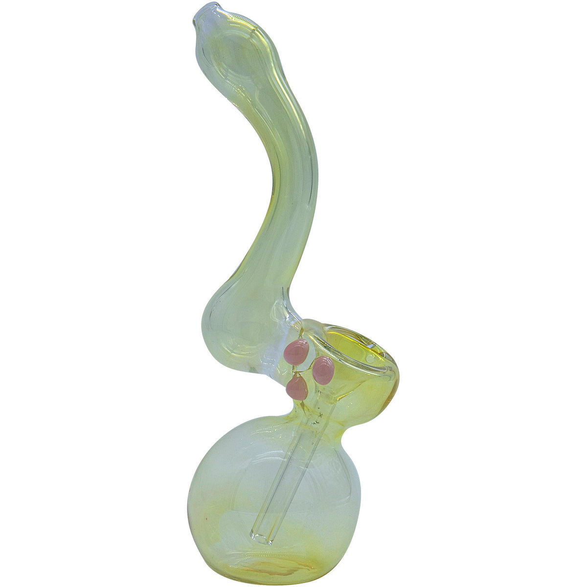LA Pipes - "Silver Sherlock" Fumed Sherlock Bubbler Pipe (Various Colors)