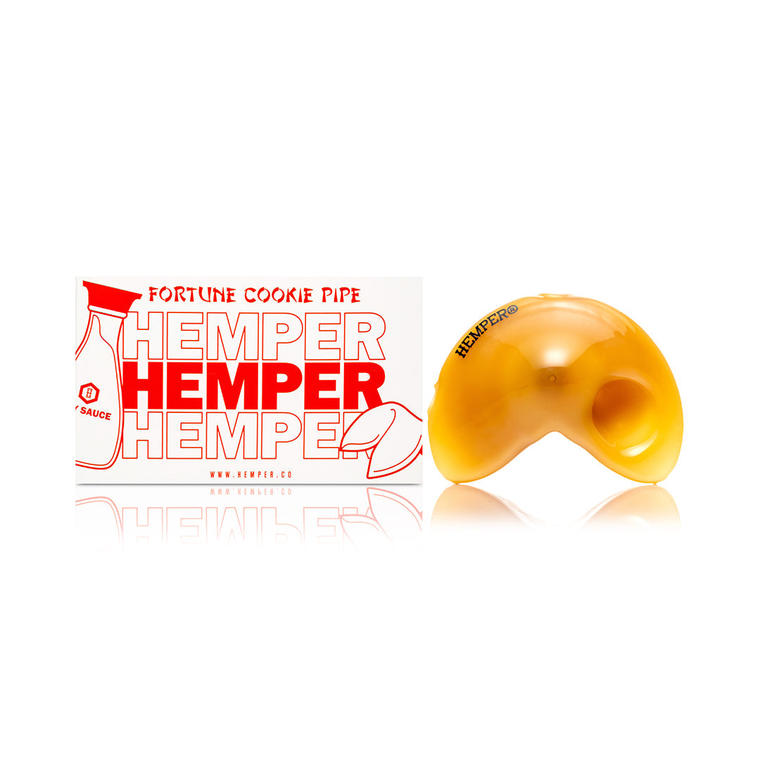 HEMPER - Fortune Cookie 3 Inch Glass Hand Pipe