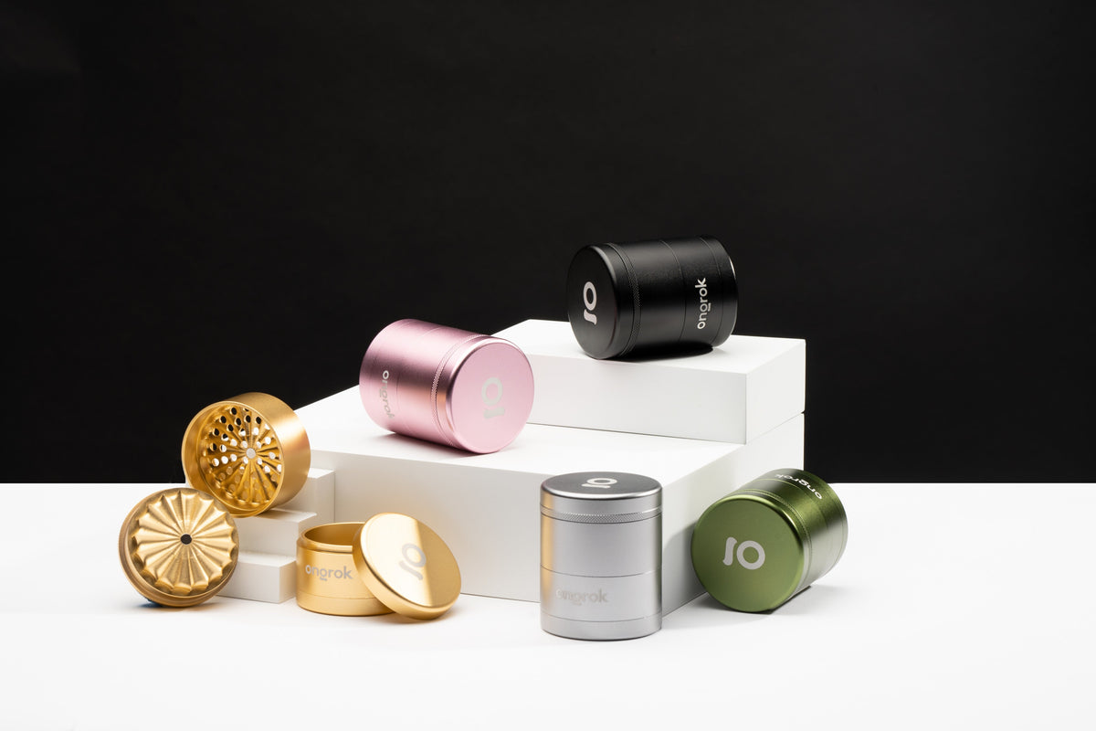 Ongrok - 5 Pc Flower Tooth Storage Grinder