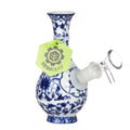 SeshGear - Chinese Vase Ceramic Water Pipe -  5.75" / 14mm F / Bubble Base
