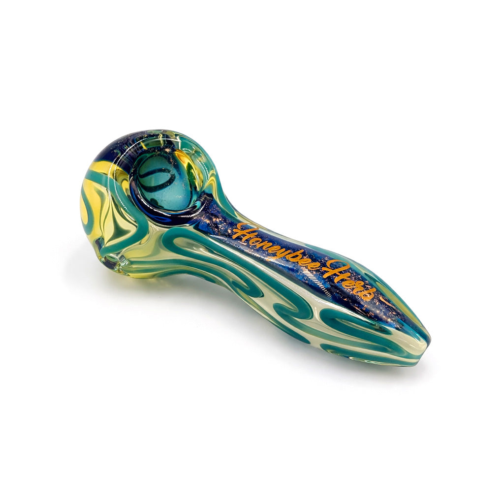 Honeybee Herb ~ INSIDE OUT DICHRO HAND PIPE SPOON