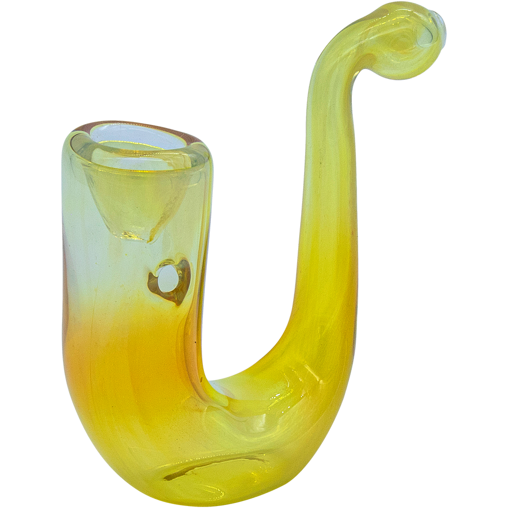 LA Pipes - "Calabash" Fumed Glass Sherlock