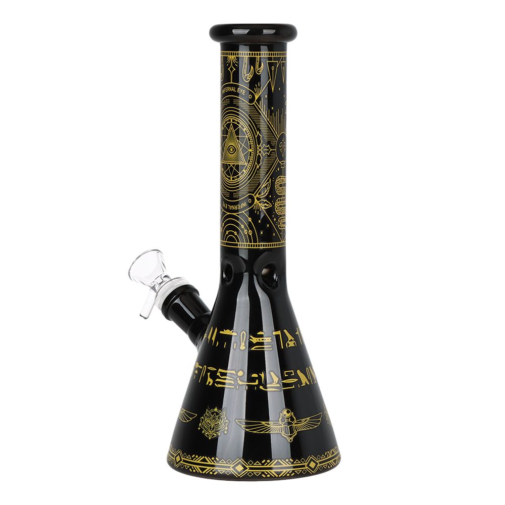 Infernal Eye Beaker Glass Water Pipe - 9.75" / 14mm F