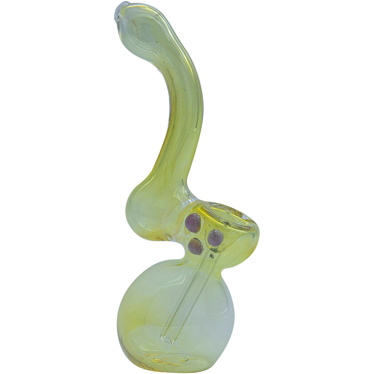 LA Pipes - "Silver Sherlock" Fumed Sherlock Bubbler Pipe (Various Colors)