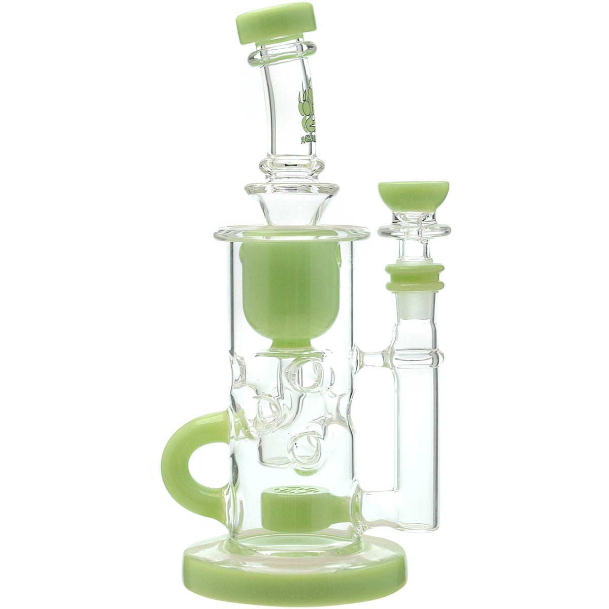 Calibear - Cascade Flower Of Life Klein Recycler Dab Rig