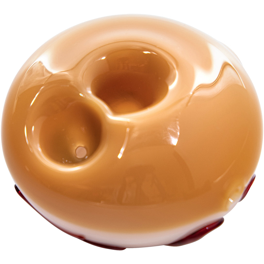 LA Pipes - "Frosted Donut" Glass Pipe
