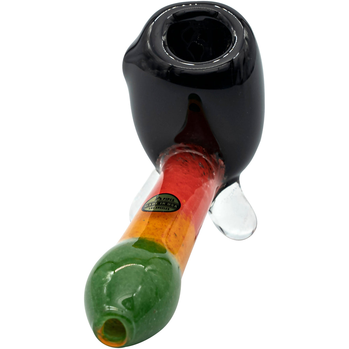 LA Pipes - "Sattdown Rasta" Sherlock Glass Pipe