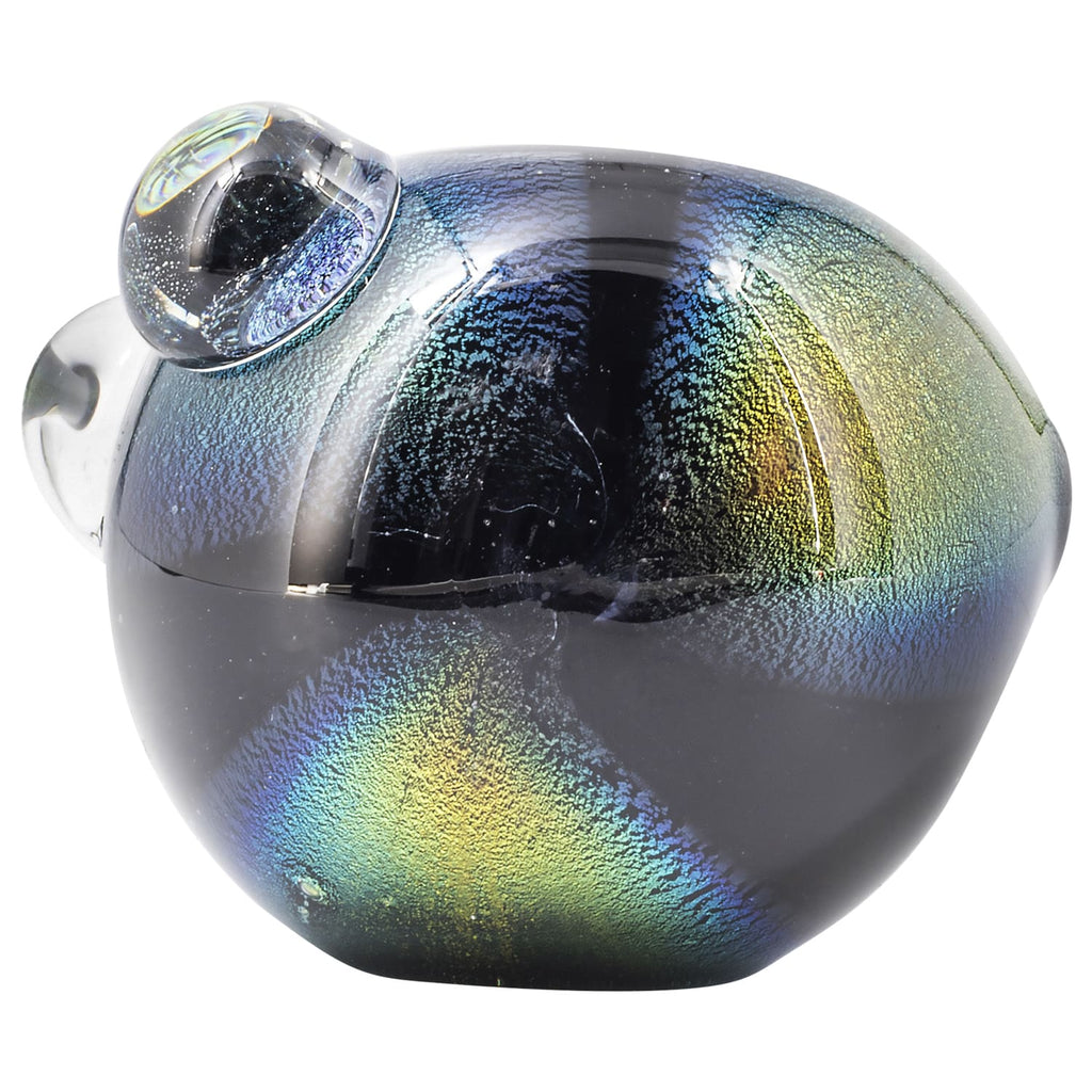 LA Pipes - Full Dichro Spoon with Clear Marbles