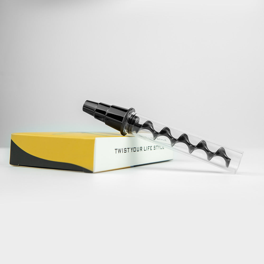 Glass Blunt Hand Pipe - Multiple Colors 5"