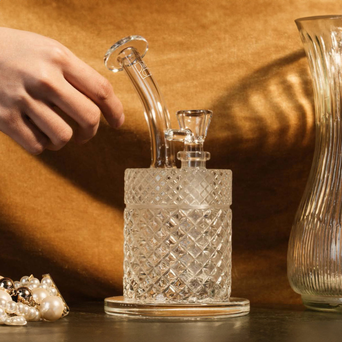 Jane West ~ Twenties Collection Water Pipe | Clear