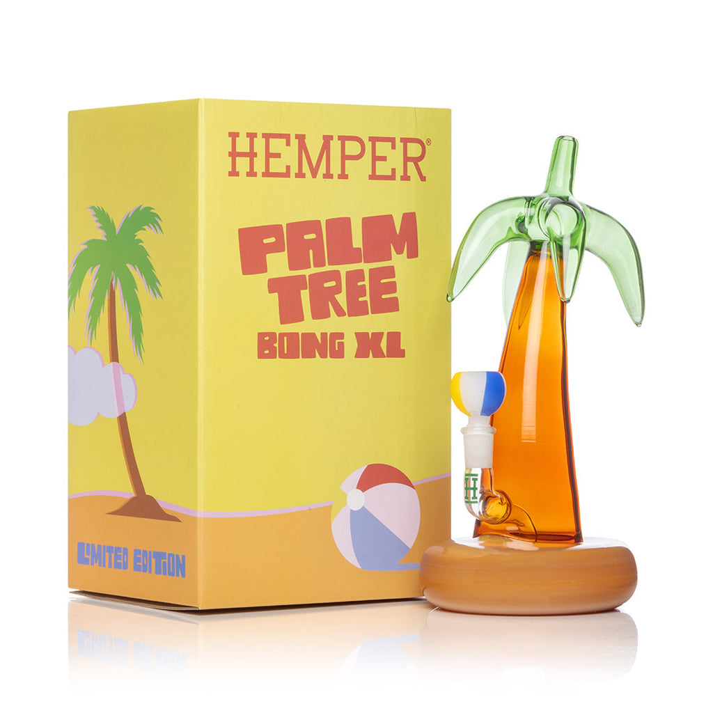 HEMPER - Palm Tree XL Bong 10.5"