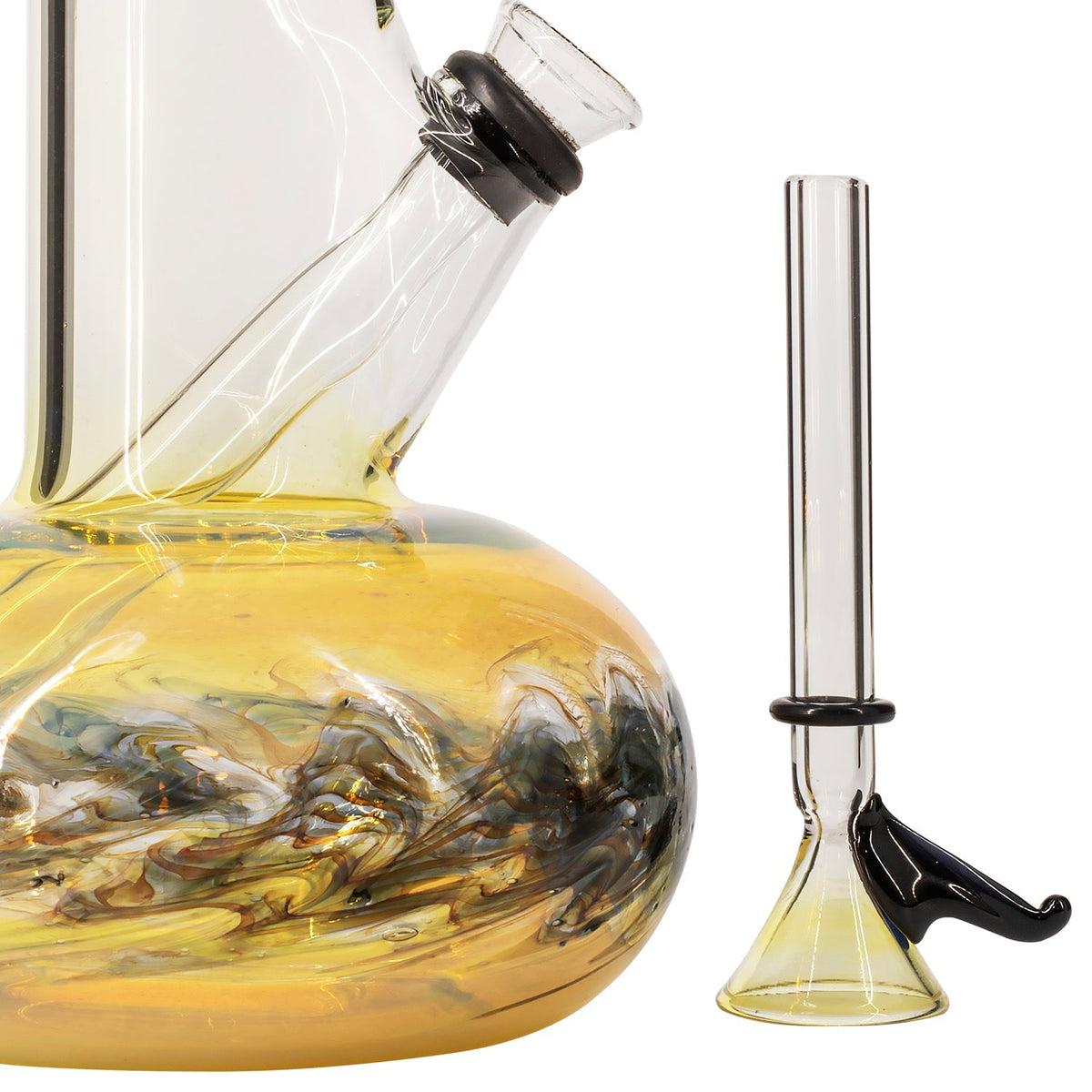 LA Pipes - "Smoke Signals" Buoy Fumed Base Bong