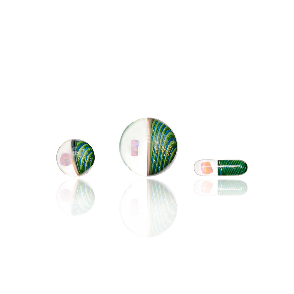 Calibear - Classic Opal Terp Slurper Marble Set (3pc)