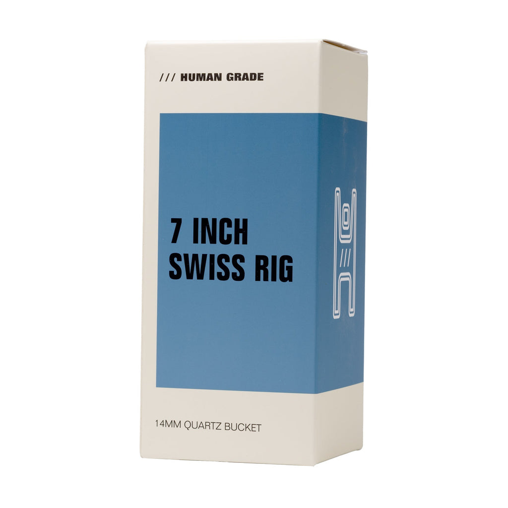 Human Grade - 7" Swiss Rig Water Pipe