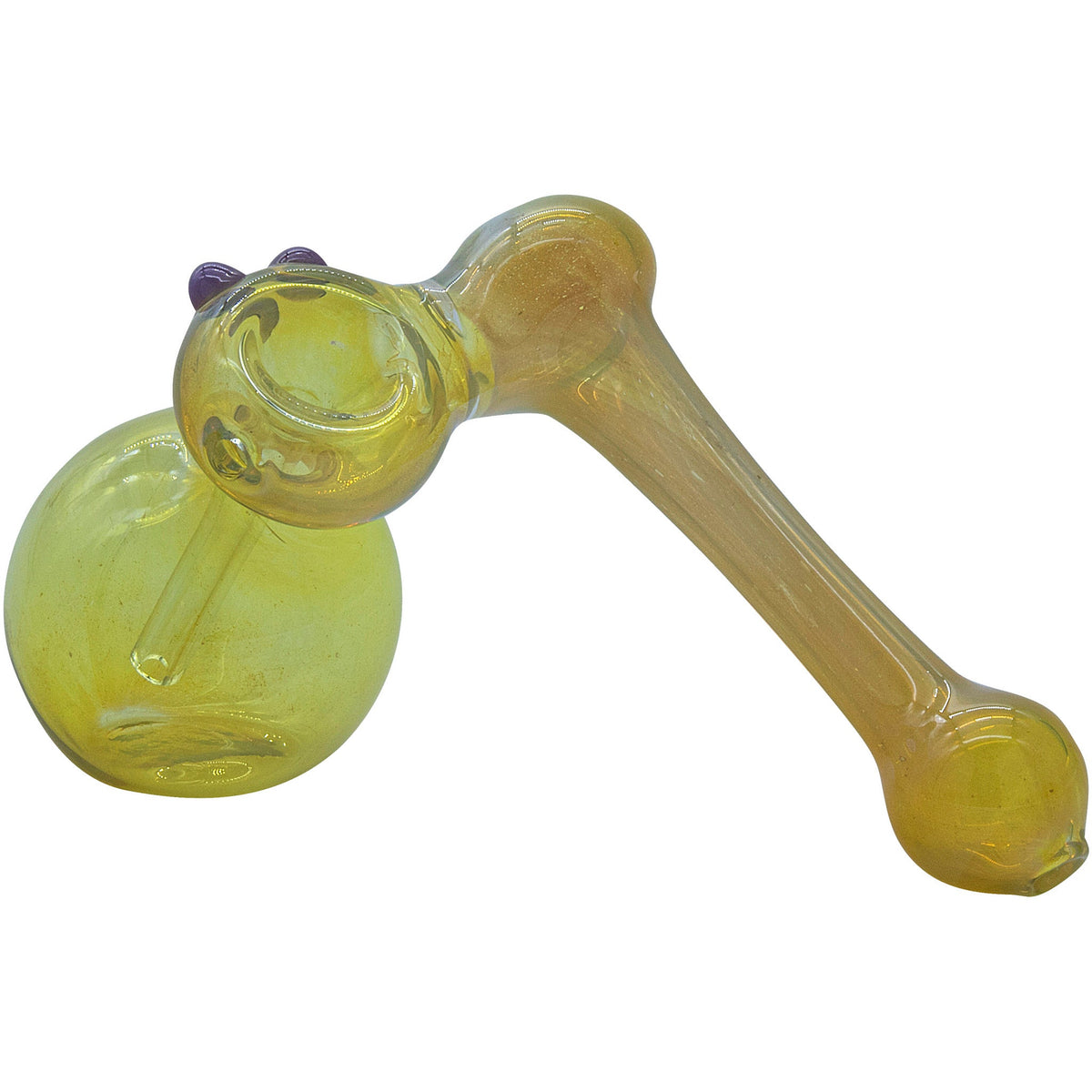 LA Pipes - "Silver Sidecar" Fumed Hammer Sidecar Pipe (Various Colors)