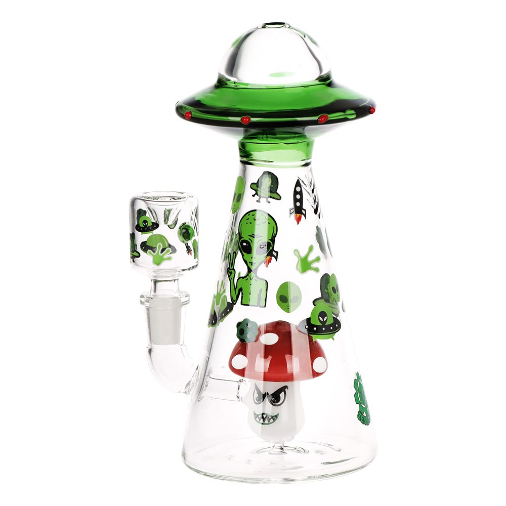 SeshGear ~ Interstellar Trip Glass Water Pipe - 7.25" / 14mm F