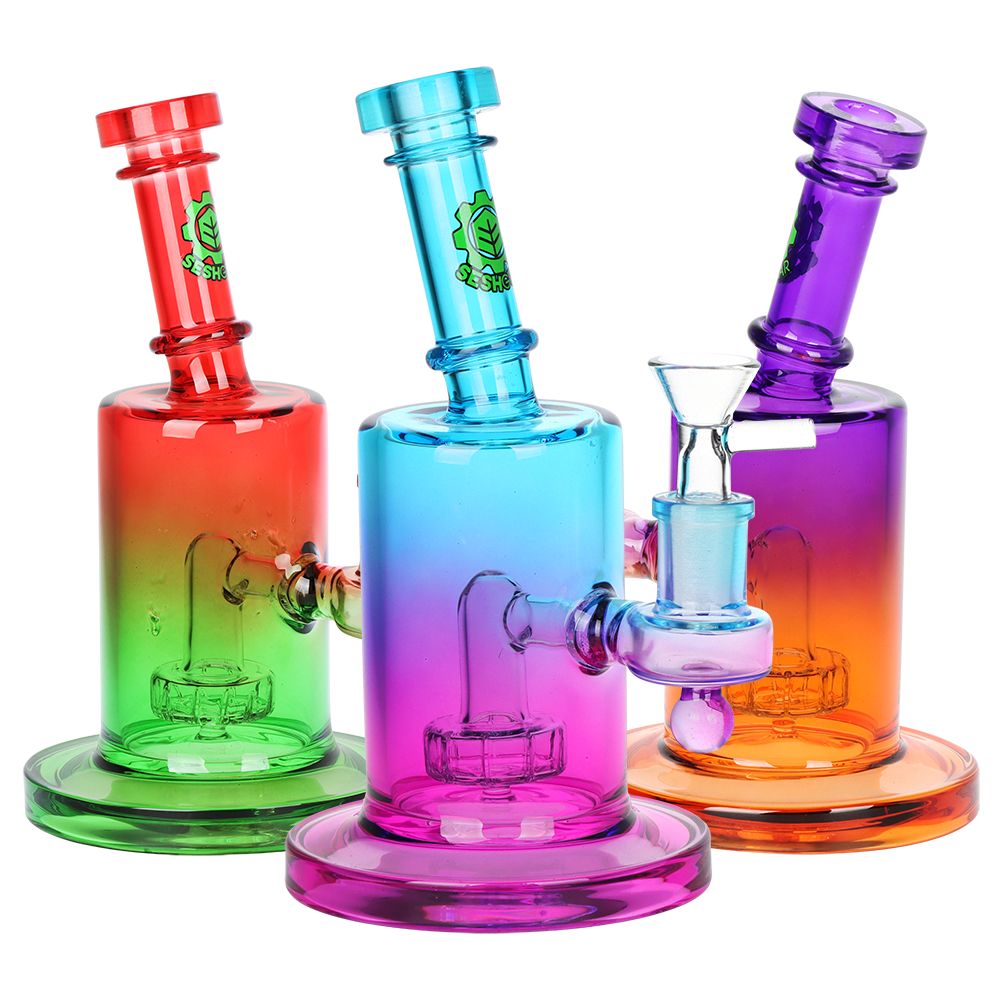 SeshGear ~Ombre Glass Water Pipe | 7.5" | 14mm F