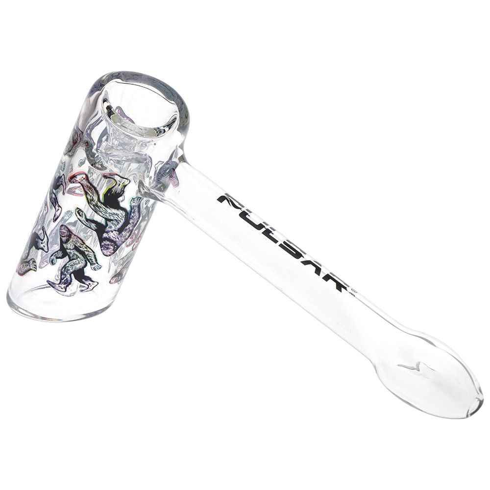 Pulsar ~ Design Series Hammer Glass Bubbler | 8"