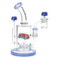 Pulsar ~ Glow VW Bus Glass Dab Rig Set - 8.5" / 14mm F