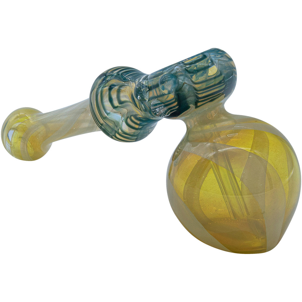 LA Pipes - "Raked Hammer" Fumed Hammer Bubbler Pipe (Various Colors)