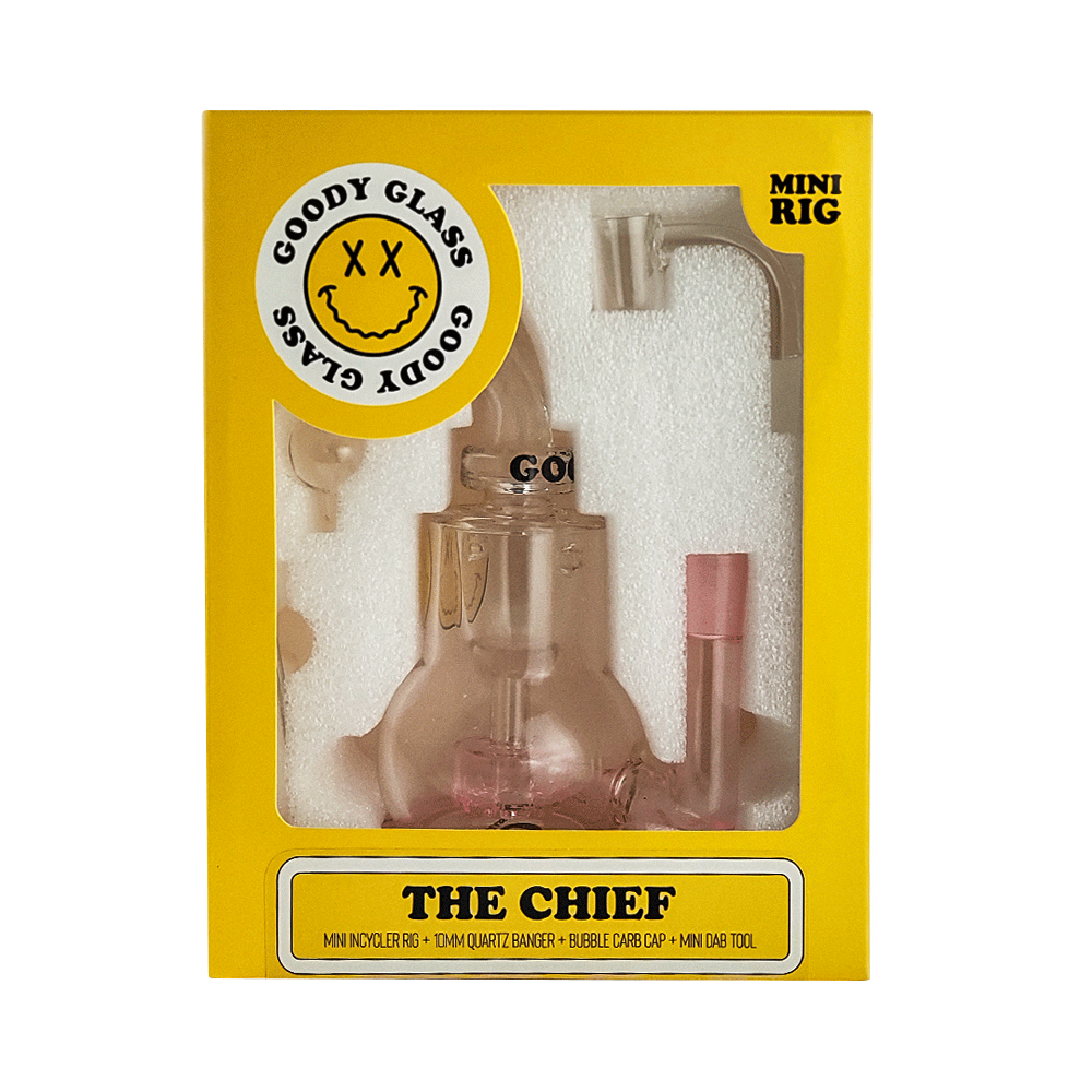 Goody Glass - The Chief Mini Rig  4-Piece Kit