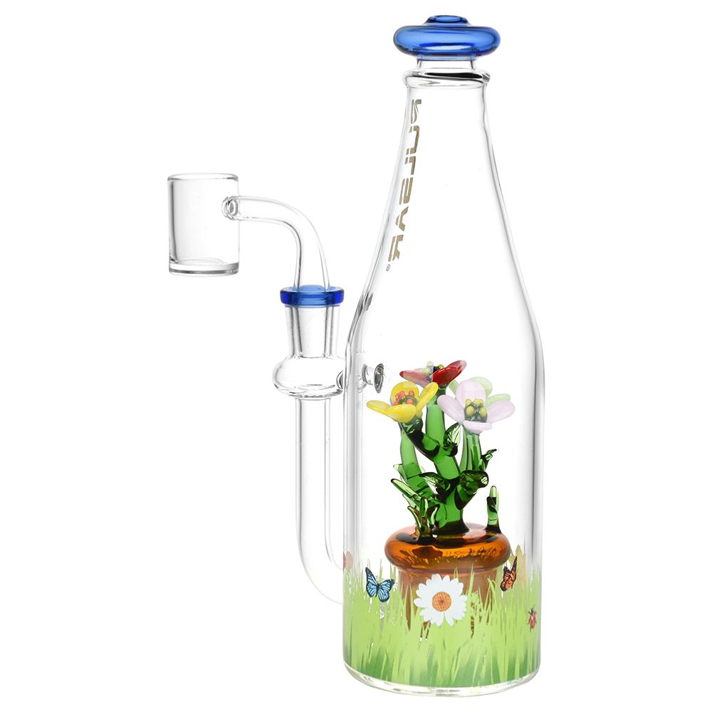 Pulsar ~ Flower Garden Bottle Rig - 8.5" / 14mm F