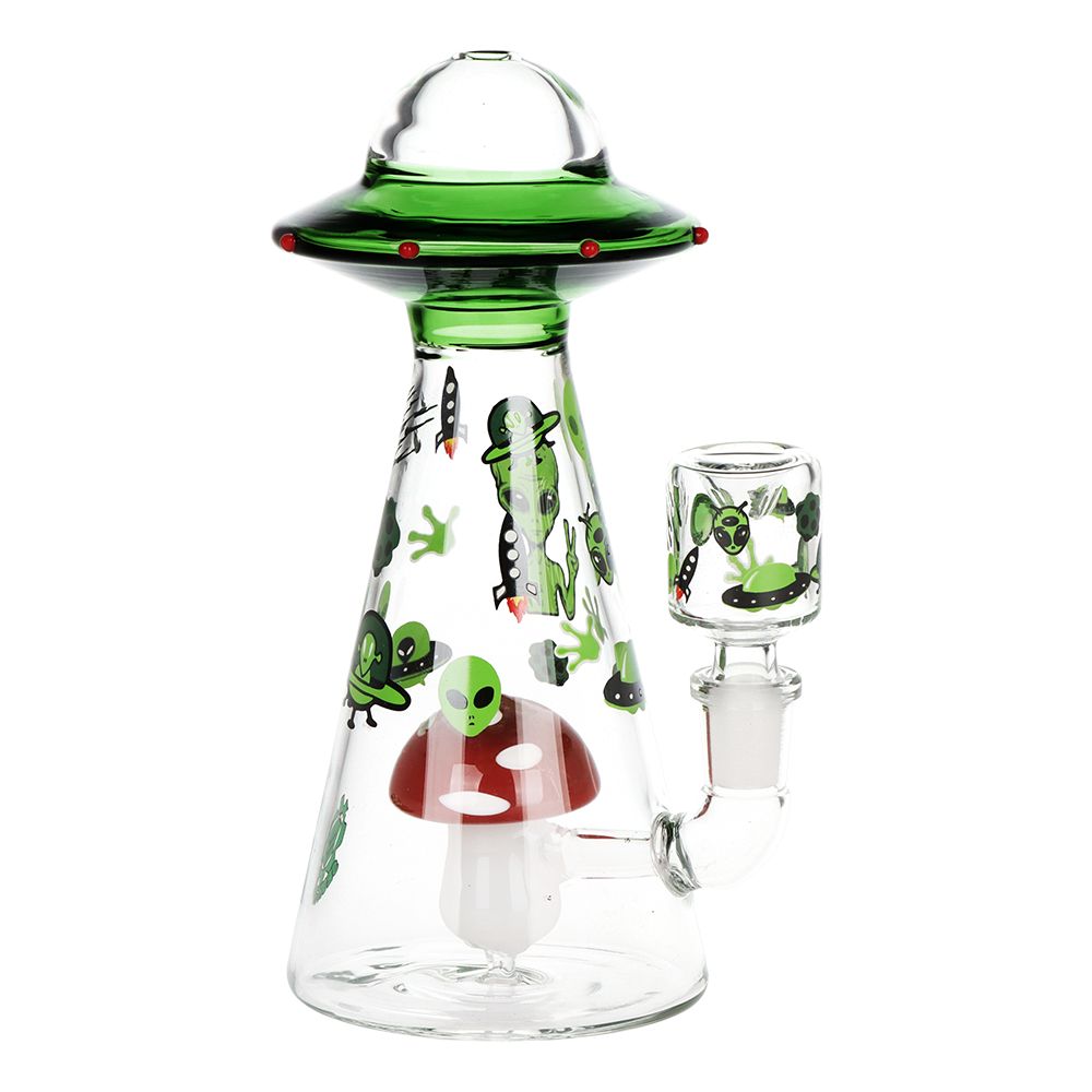 SeshGear ~ Interstellar Trip Glass Water Pipe - 7.25" / 14mm F