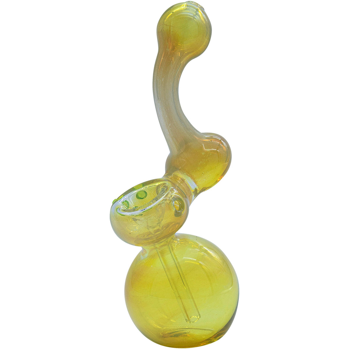 LA Pipes - "Silver Sherlock" Fumed Sherlock Bubbler Pipe (Various Colors)