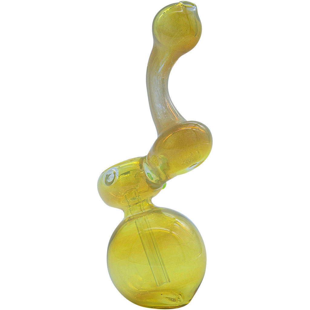 LA Pipes - "Silver Sherlock" Fumed Sherlock Bubbler Pipe (Various Colors)