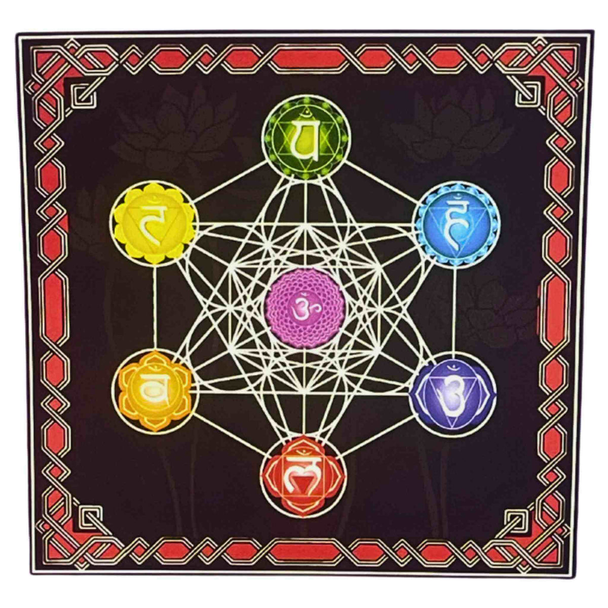 7 Chakra Altar Cloth