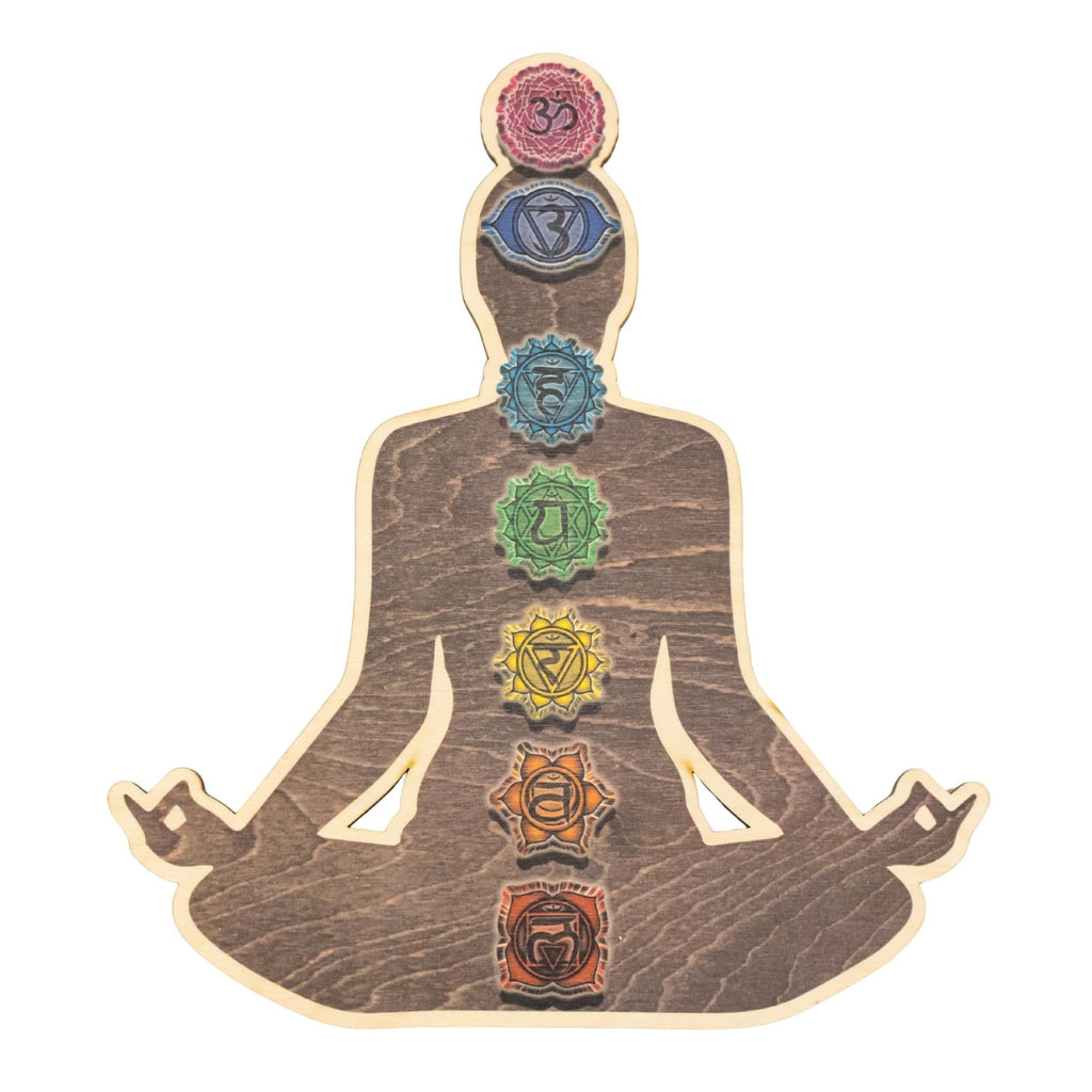 7 Chakra Wooden Wall Decor