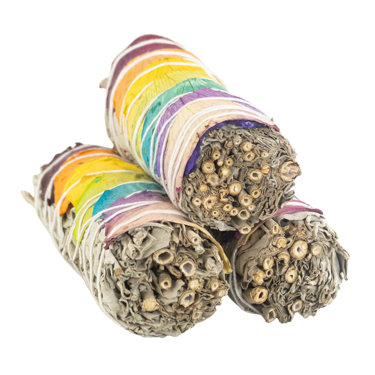 7 Chakra White Sage Smudge Stick