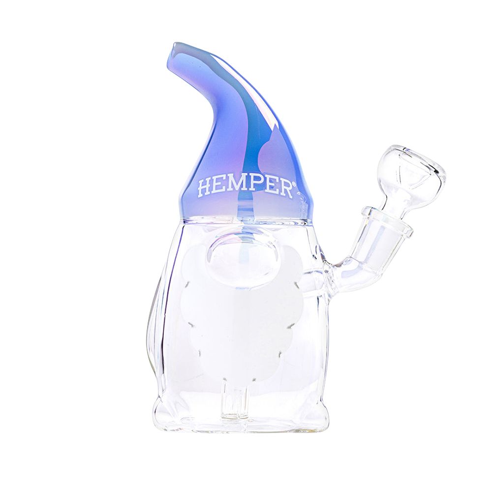 HEMPER - Gnome Glass Water Pipe - 6.25" / 14mm F