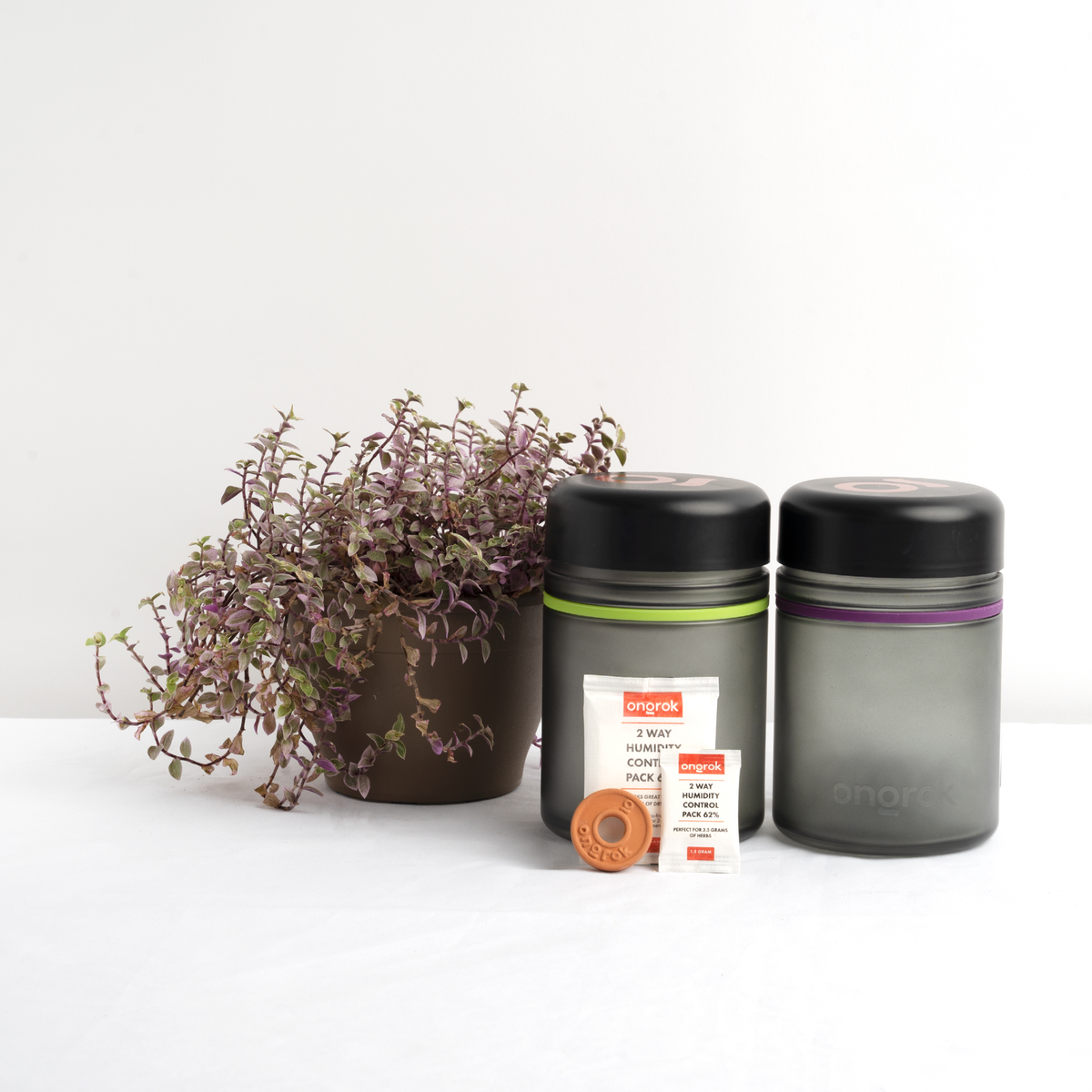 Ongrok - 500ml Child Resistant Jars, 2 pack