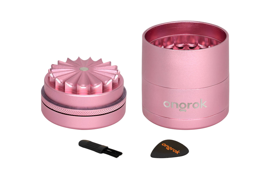 Ongrok - Mini 5 Piece, Flower Petal Toothless Grinder (2.2 inch)