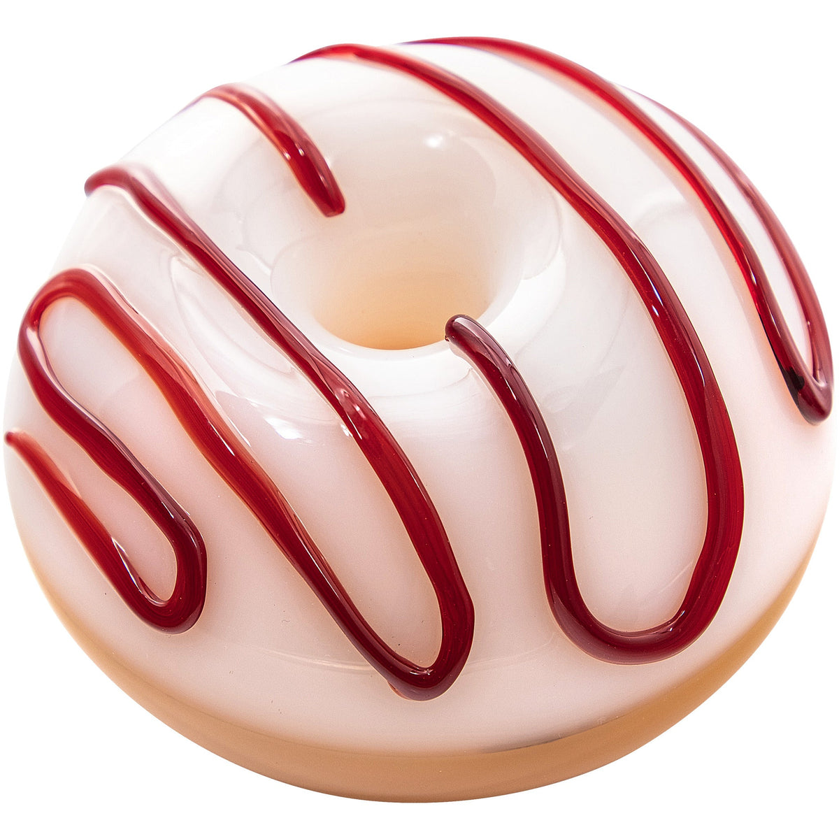 LA Pipes - "Frosted Donut" Glass Pipe
