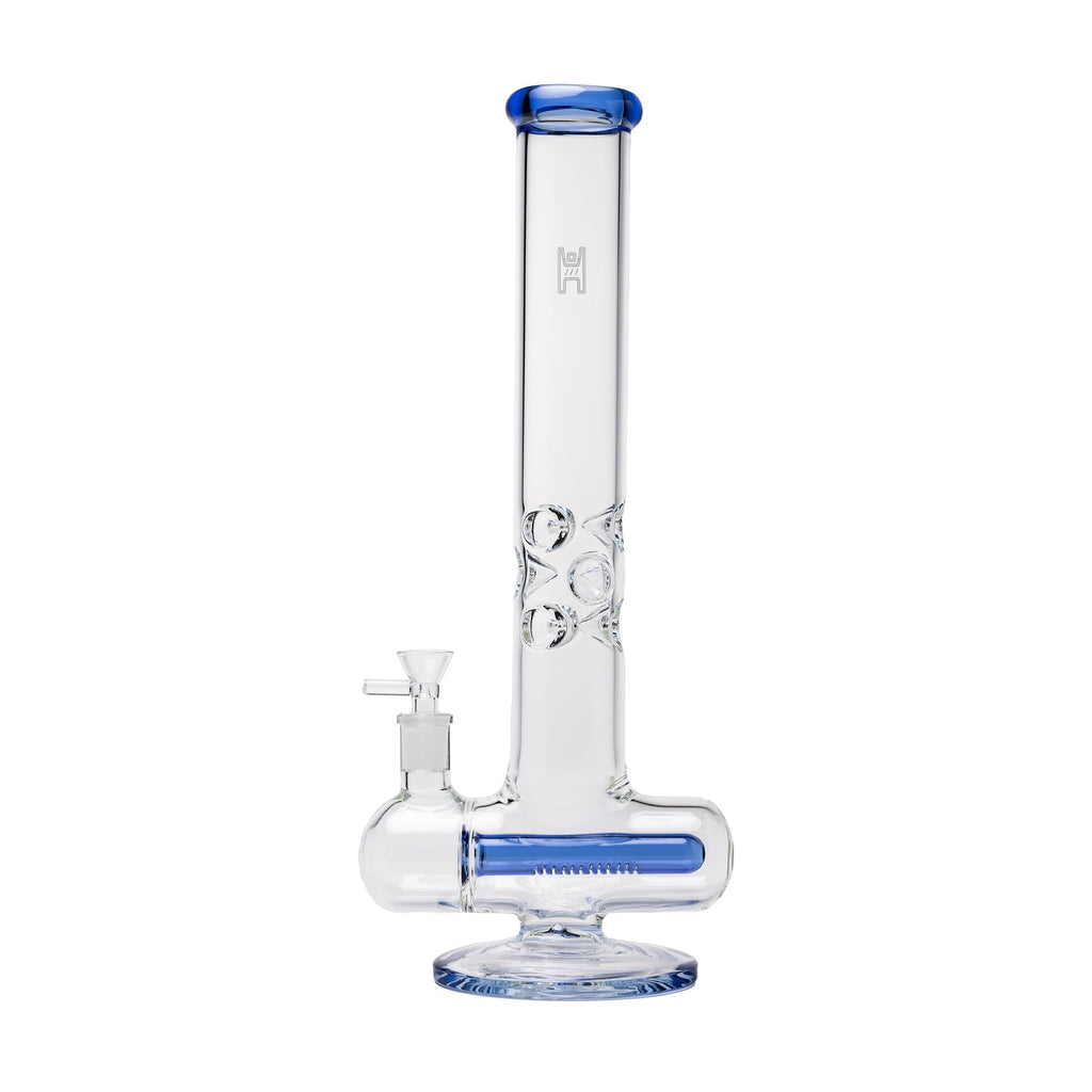 Human Grade - Inline Tube Triple Ice Catch Glass Water Pipe