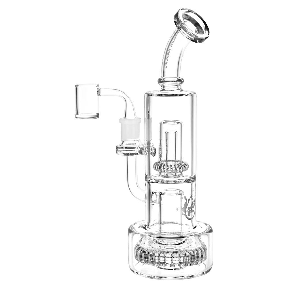 Pulsar ~ Double Tier Glass Dab Rig - 10" / 14mm F