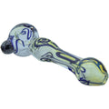 LA Pipes - "Painted Warrior Spoon" Glass Pipe