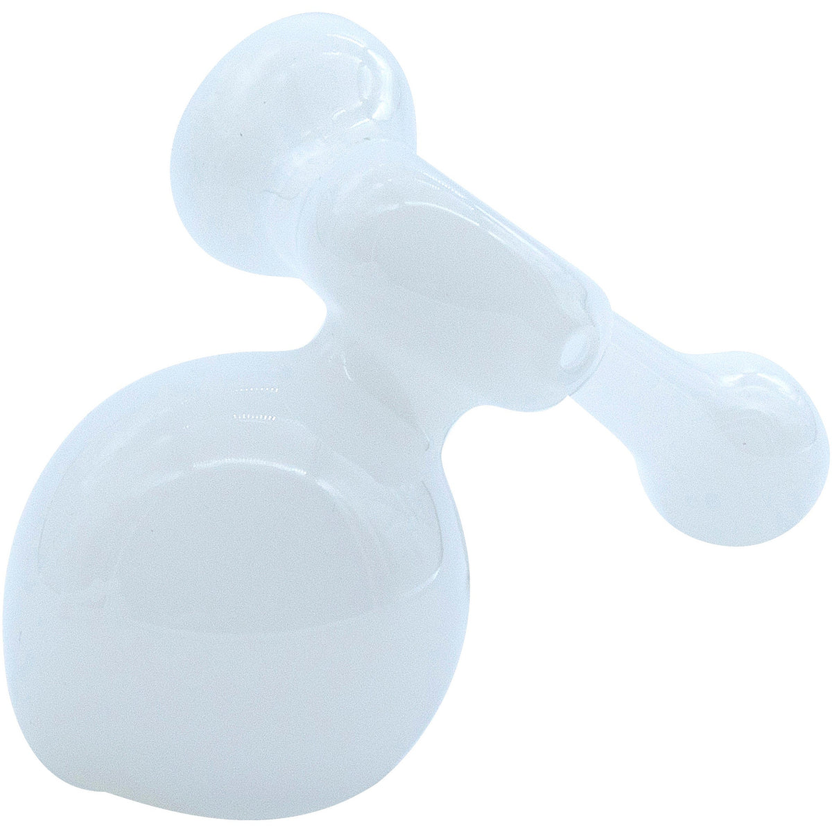 LA Pipes - "Ivory Sidecar" Glass Sidecar Bubbler Pipe