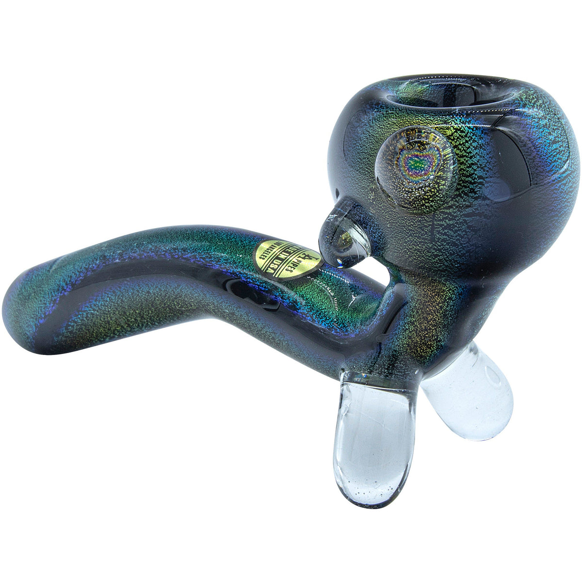 LA Pipes - "Supernova" Full Dichroic Sherlock Pipe