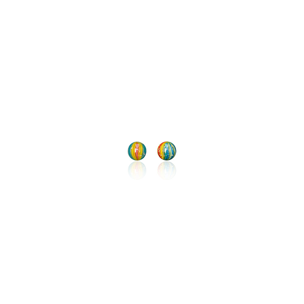 Calibear - 6mm Rainbow Dichro Cactus Terp Pearls (2pc)